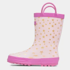 Cotswold Puddle Girls Pink Unicorn Print Welly