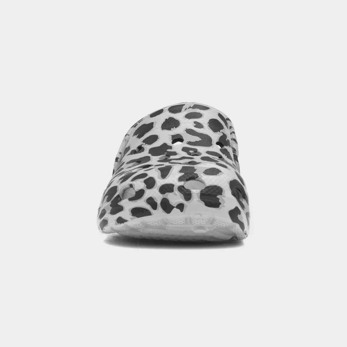 Crewe Kids Grey Leopard Print EVA Clog