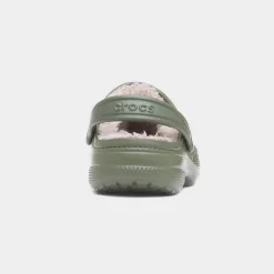 Crocs Baya Junior Army Green Warm Lined EVA Clog