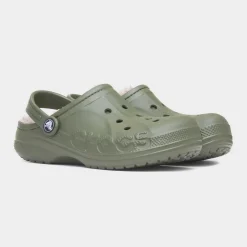 Crocs Baya Junior Army Green Warm Lined EVA Clog
