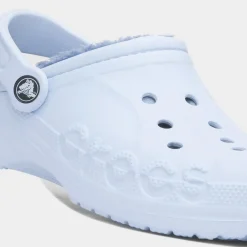 Crocs Baya Womens Blue Warm Lined EVA Clog