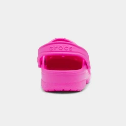 Crocs Baya Womens Electric Pink EVA Clog