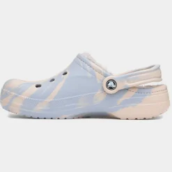 Crocs Baya Womens Multi Marble Warm Lined Clog