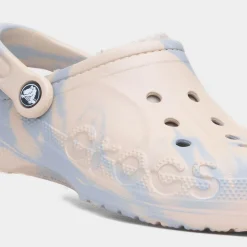 Crocs Baya Womens Multi Marble Warm Lined Clog
