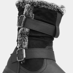Cushion Walk Ace Womens Black Calf Boot