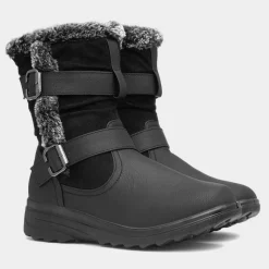 Cushion Walk Ace Womens Black Calf Boot
