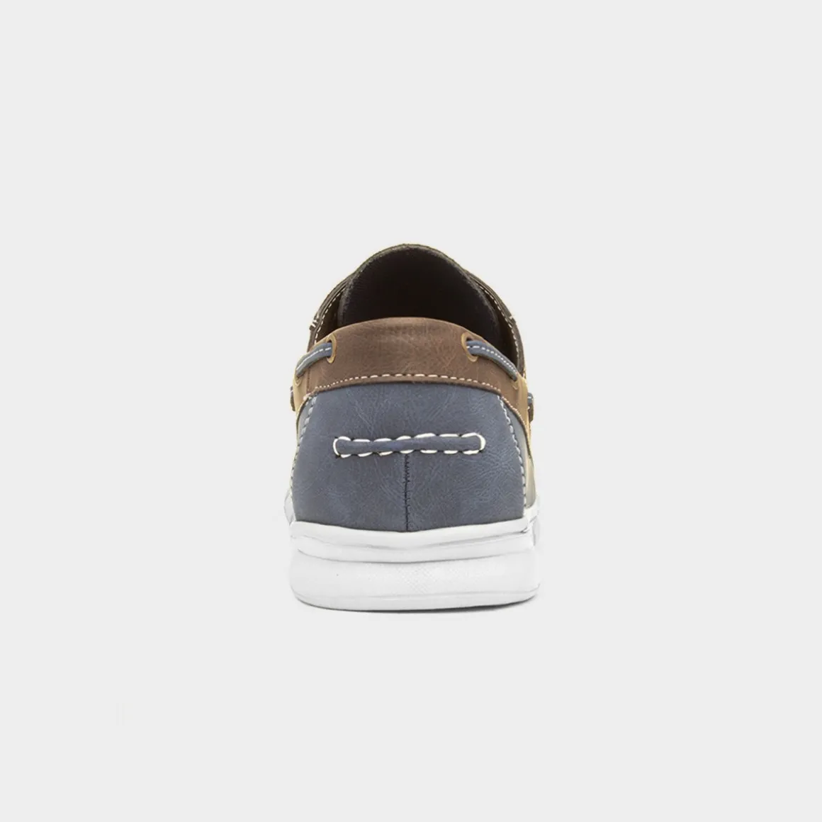 Cushion Walk Ant Mens Navy & Brown Boat Shoe