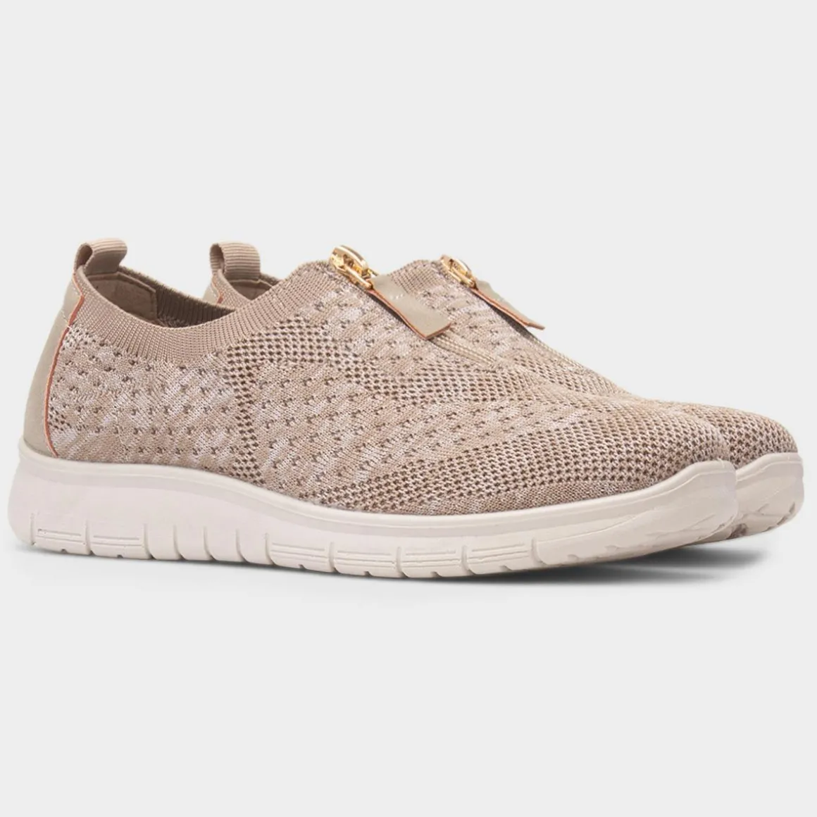 Cushion Walk Astrid Womens Beige Casual Shoe