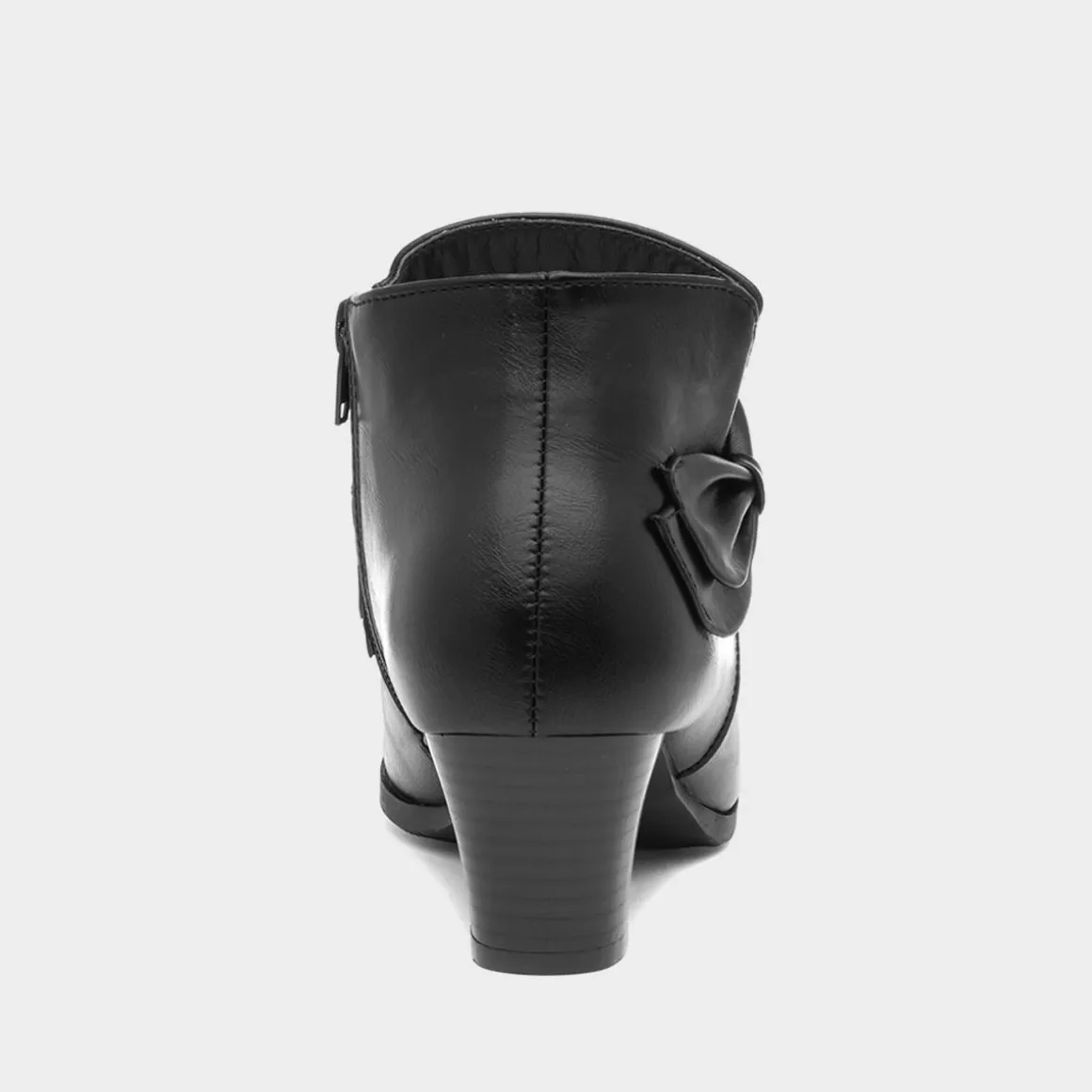 Cushion Walk Ava Womens Black Heeled Boot