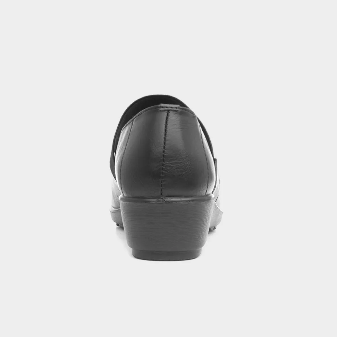 Cushion Walk Cairo Womens Black Wedge Shoe