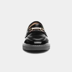 Cushion Walk Carrie Womens Black Patent Loafer