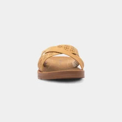 Cushion Walk Charlotte Womens Beige Mule Sandal