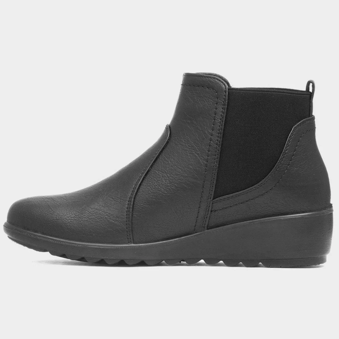 Cushion Walk Chelsea Womens Black Ankle Boot