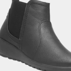 Cushion Walk Chelsea Womens Black Ankle Boot