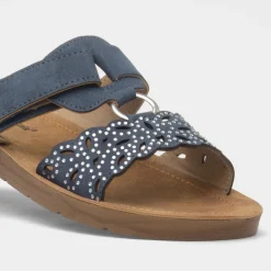 Cushion Walk Christina Womens Navy Mule Sandal