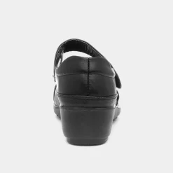 Cushion Walk Elinor Womens Black Easy Fasten Shoe