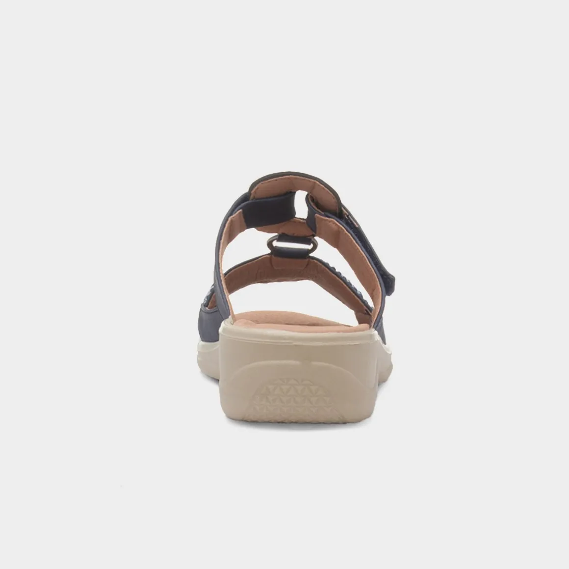 Cushion Walk Gemma Womens Navy T-Bar Mule Sandal