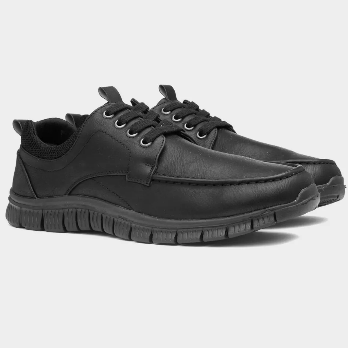 Cushion Walk Harry Mens Black Lace Up Shoe