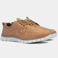 Cushion Walk Harry Mens Tan Lace Up Shoe