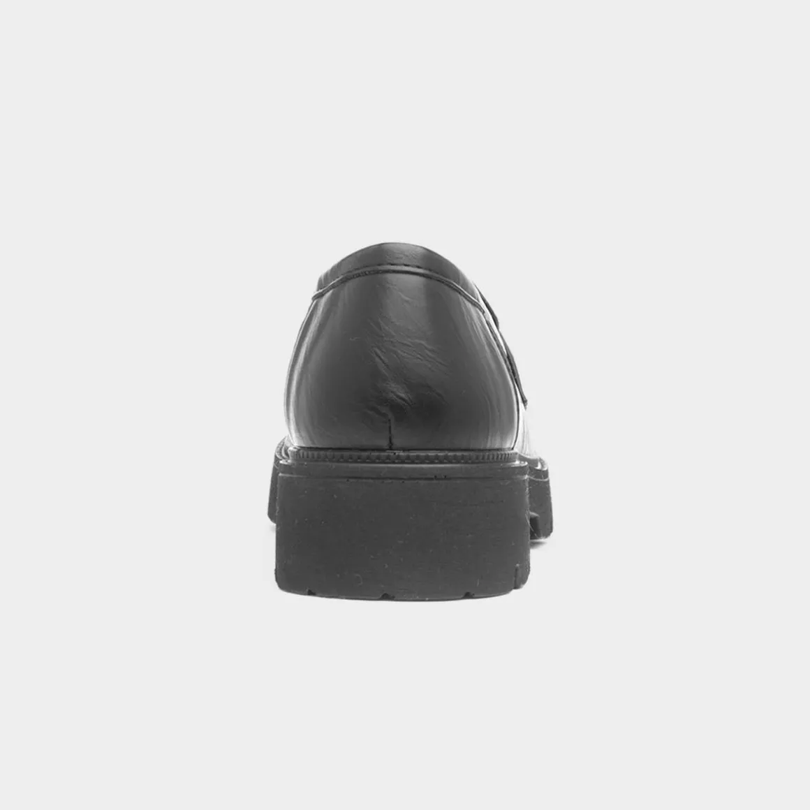 Cushion Walk Jakarta Womens Black Chunky Loafer