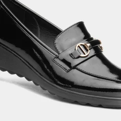 Cushion Walk Jodie Womens Black Patent Shoe