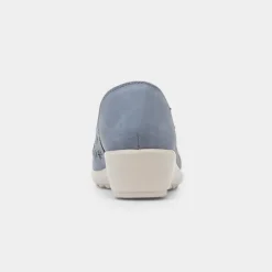 Cushion Walk Kate Womens Blue Open Toe Shoe