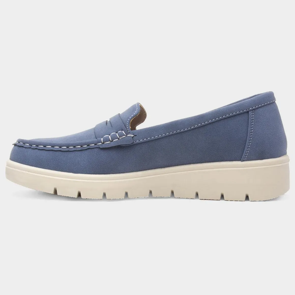 Cushion Walk Kelly Womens Blue Casual Shoe