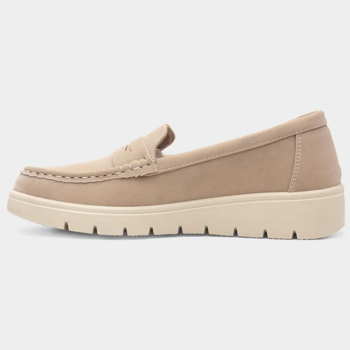 Cushion Walk Kelly Womens Beige Casual Shoe