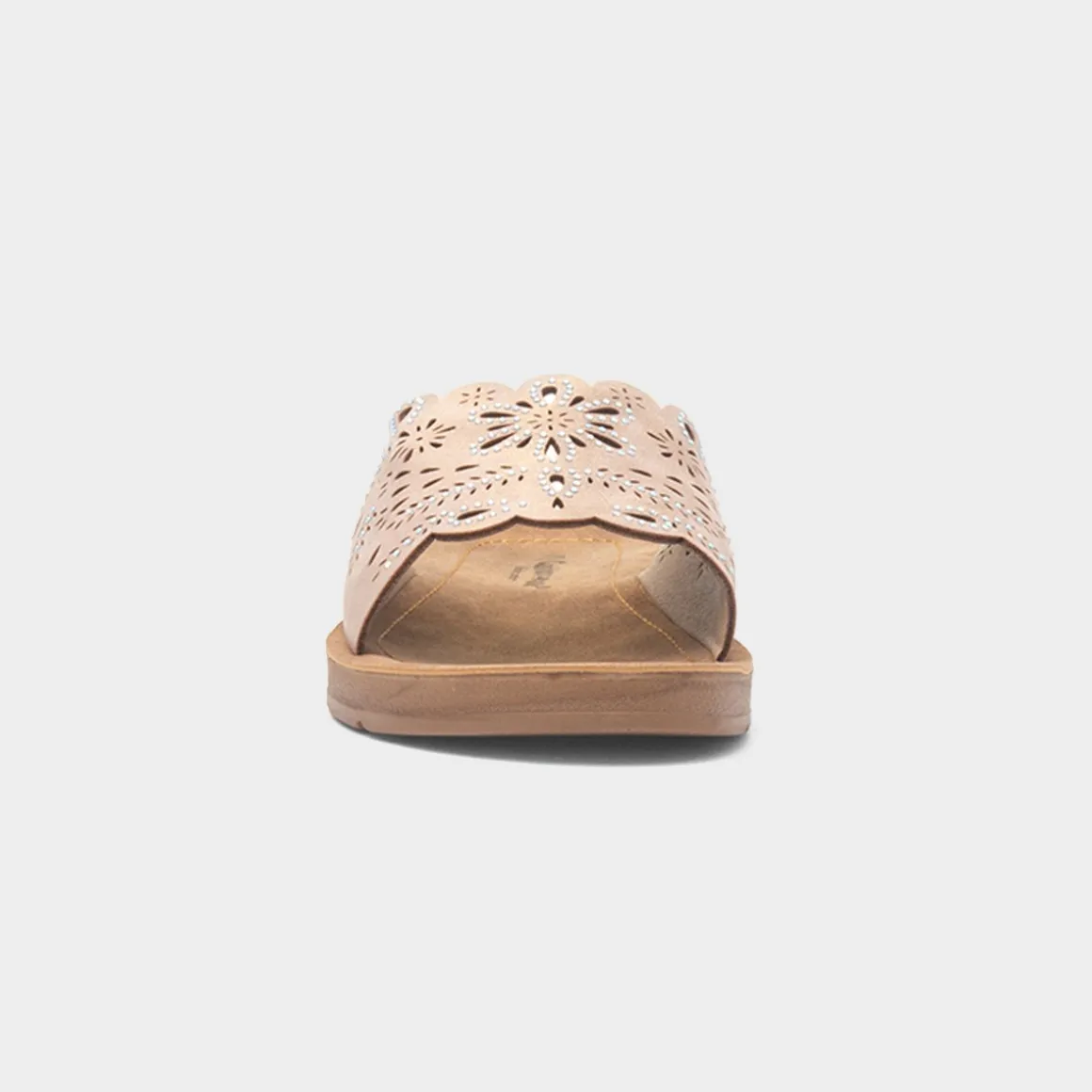 Cushion Walk Khloe Womens Rose Mule Sandal