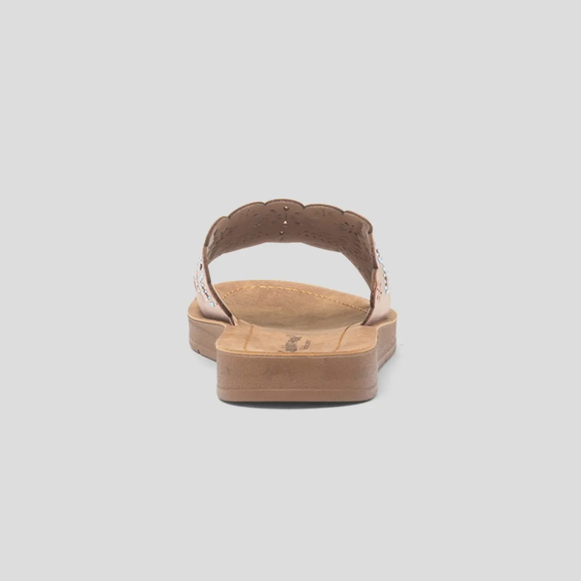 Cushion Walk Khloe Womens Rose Mule Sandal