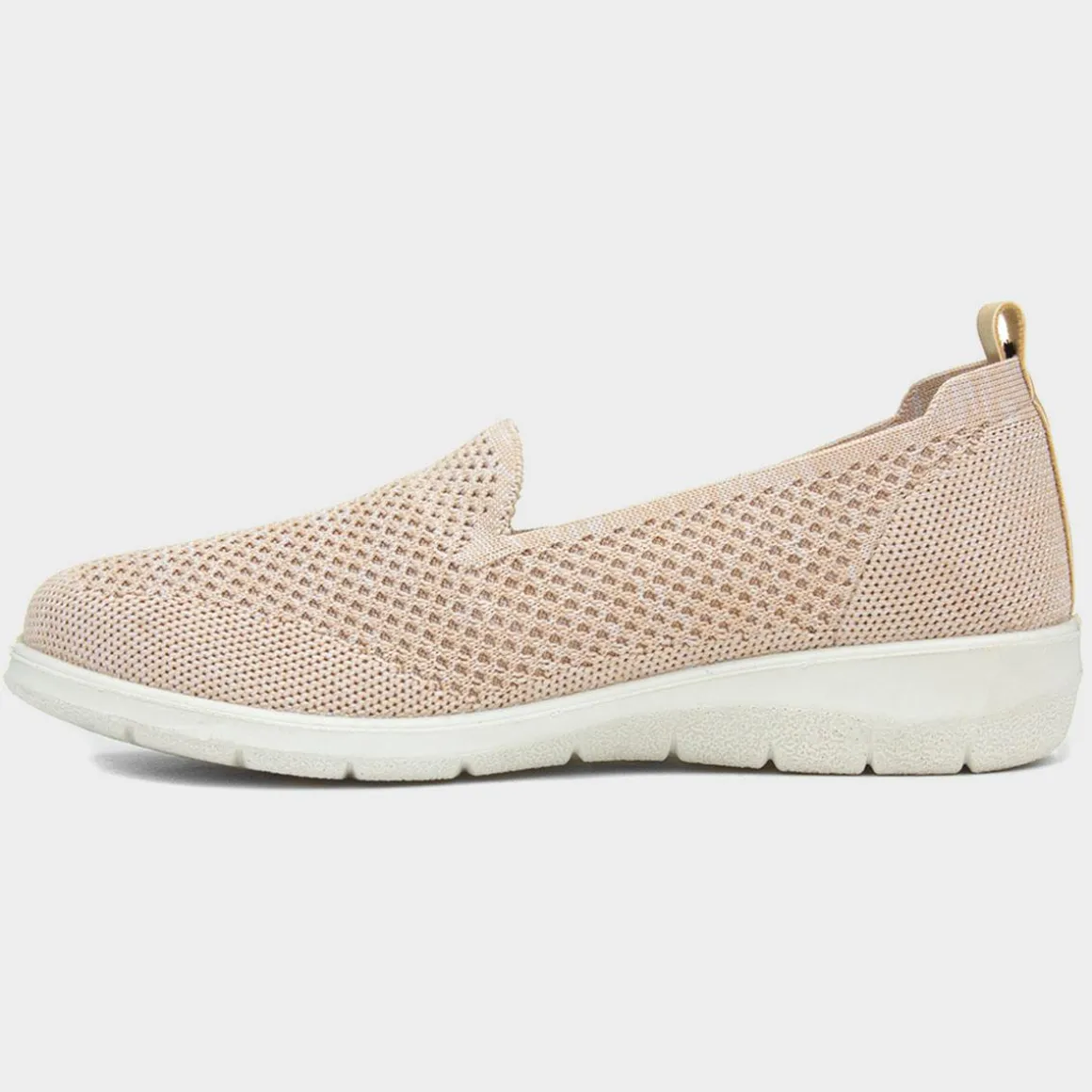 Cushion Walk Leona Womens Beige Casual Shoe