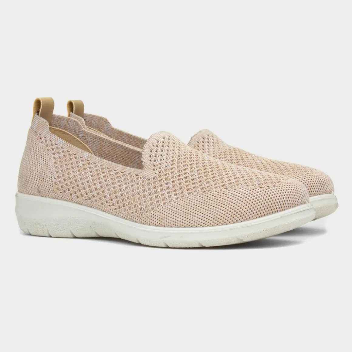 Cushion Walk Leona Womens Beige Casual Shoe