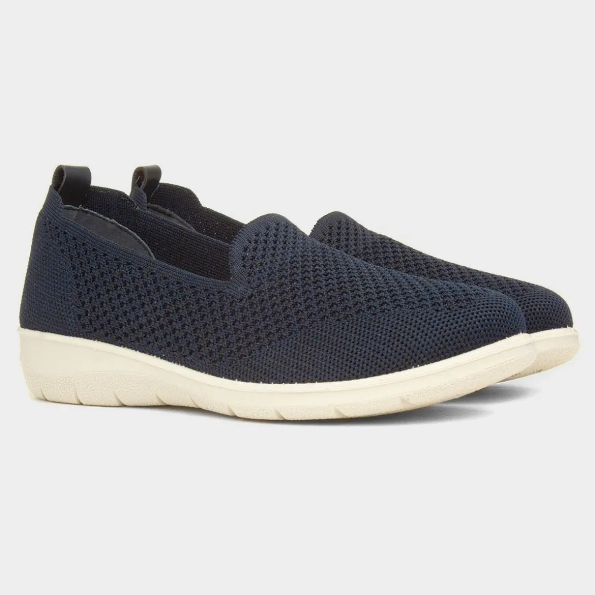 Cushion Walk Leona Womens Navy Casual Shoe