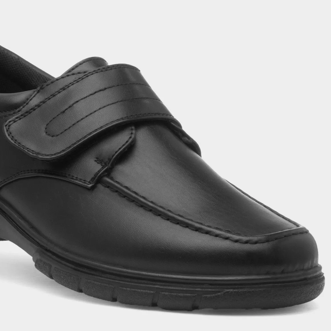 Cushion Walk Lewis Mens Black Easy Fasten Shoe