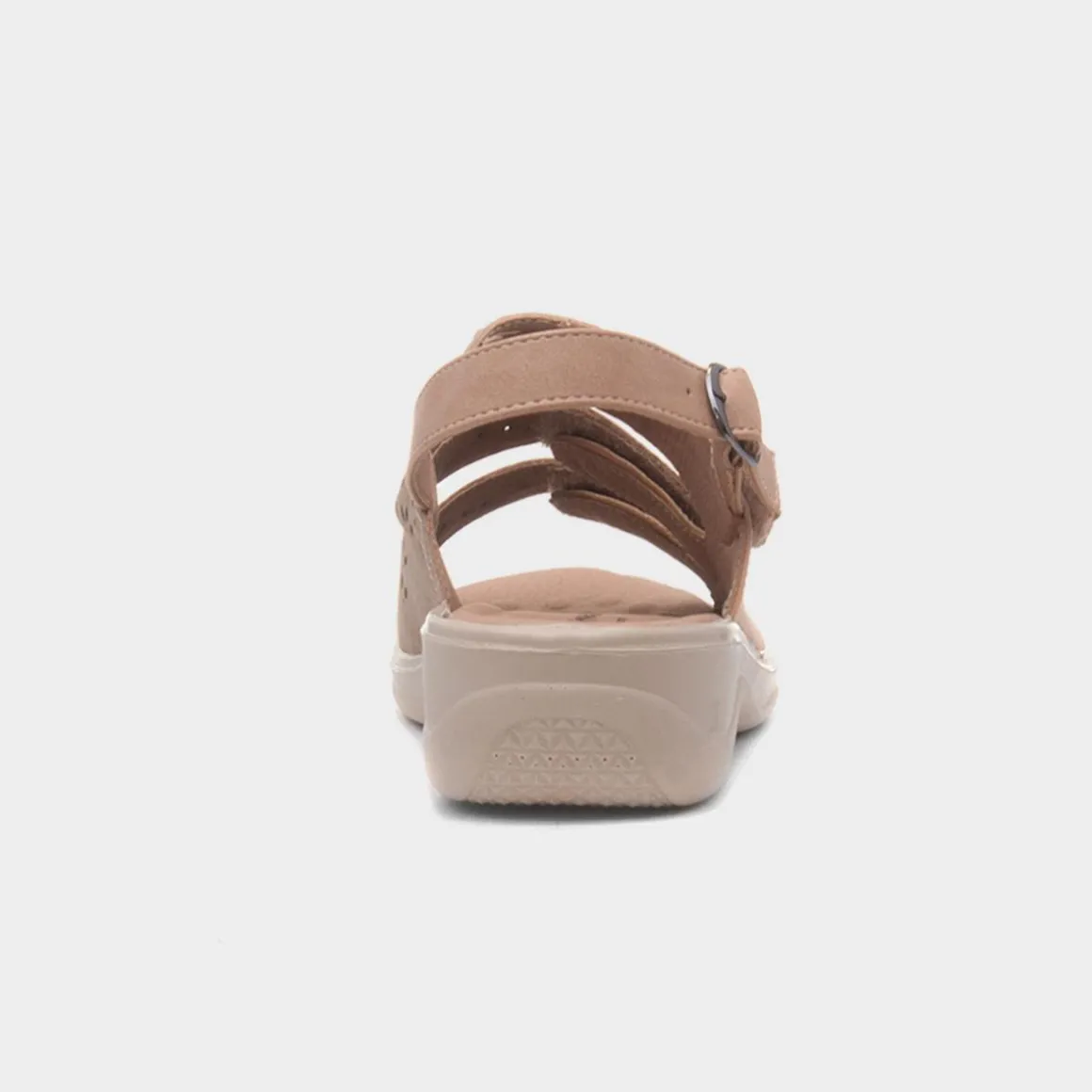 Cushion Walk Mandy Womens Beige Easy Fasten Sandal