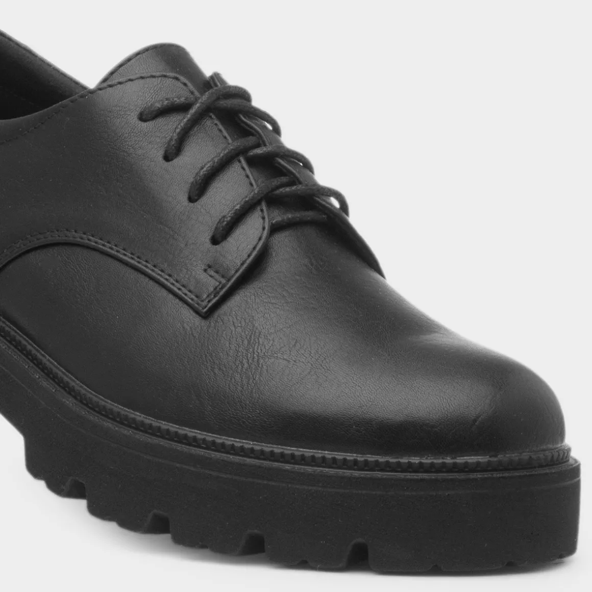 Cushion Walk Manila Womens Black Lace Up Shoe