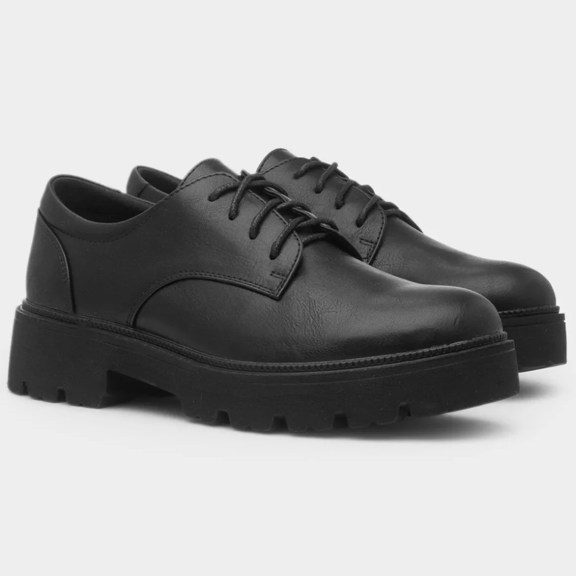 Cushion Walk Manila Womens Black Lace Up Shoe