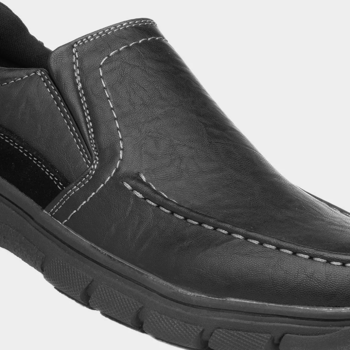 Cushion Walk Mens Black Slip On Shoe