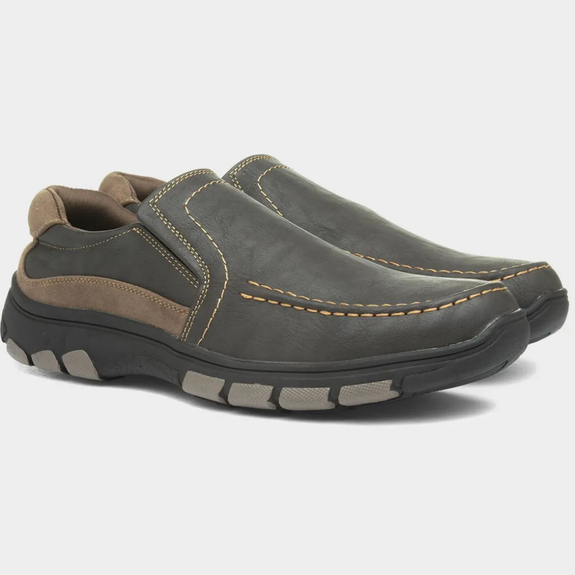 Cushion Walk Mens Brown Slip On Shoe