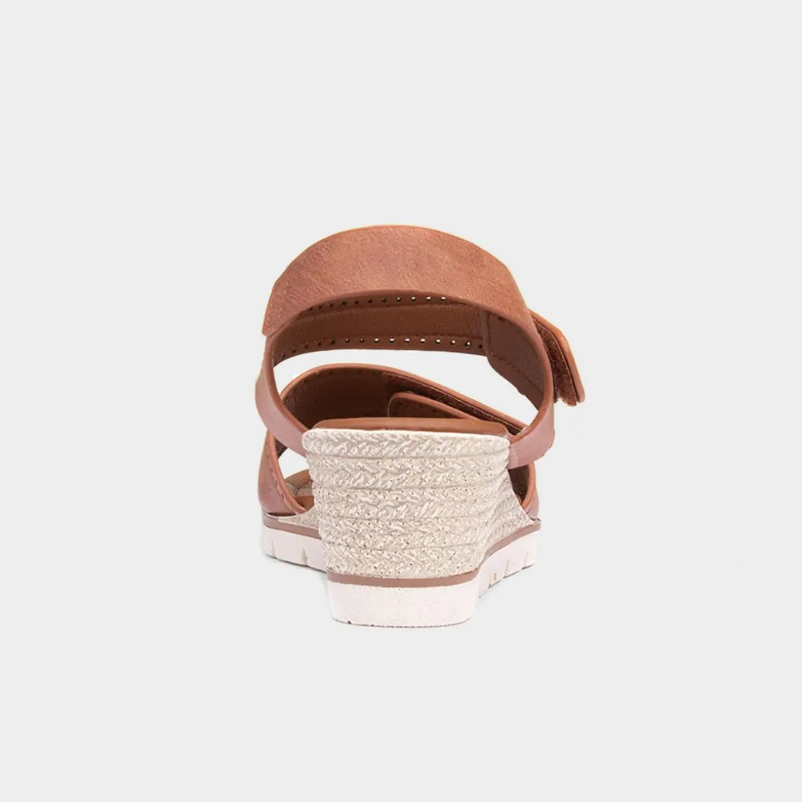 Cushion Walk Mercury Womens Tan Wedge Sandal