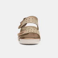 Cushion Walk Meryl Womens Beige Wedge Sandal