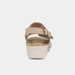 Cushion Walk Meryl Womens Beige Wedge Sandal