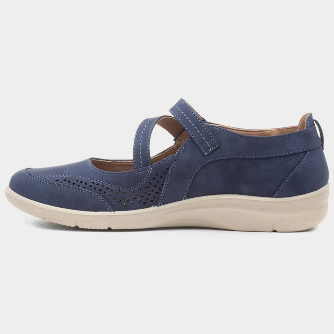 Cushion Walk Mhari Womens Navy Shoe