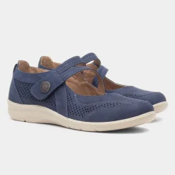 Cushion Walk Mhari Womens Navy Shoe
