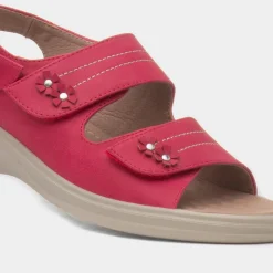 Cushion Walk Penny Womens Red Sandal