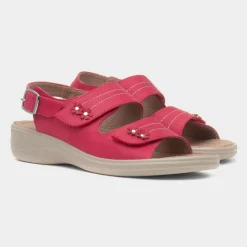 Cushion Walk Penny Womens Red Sandal