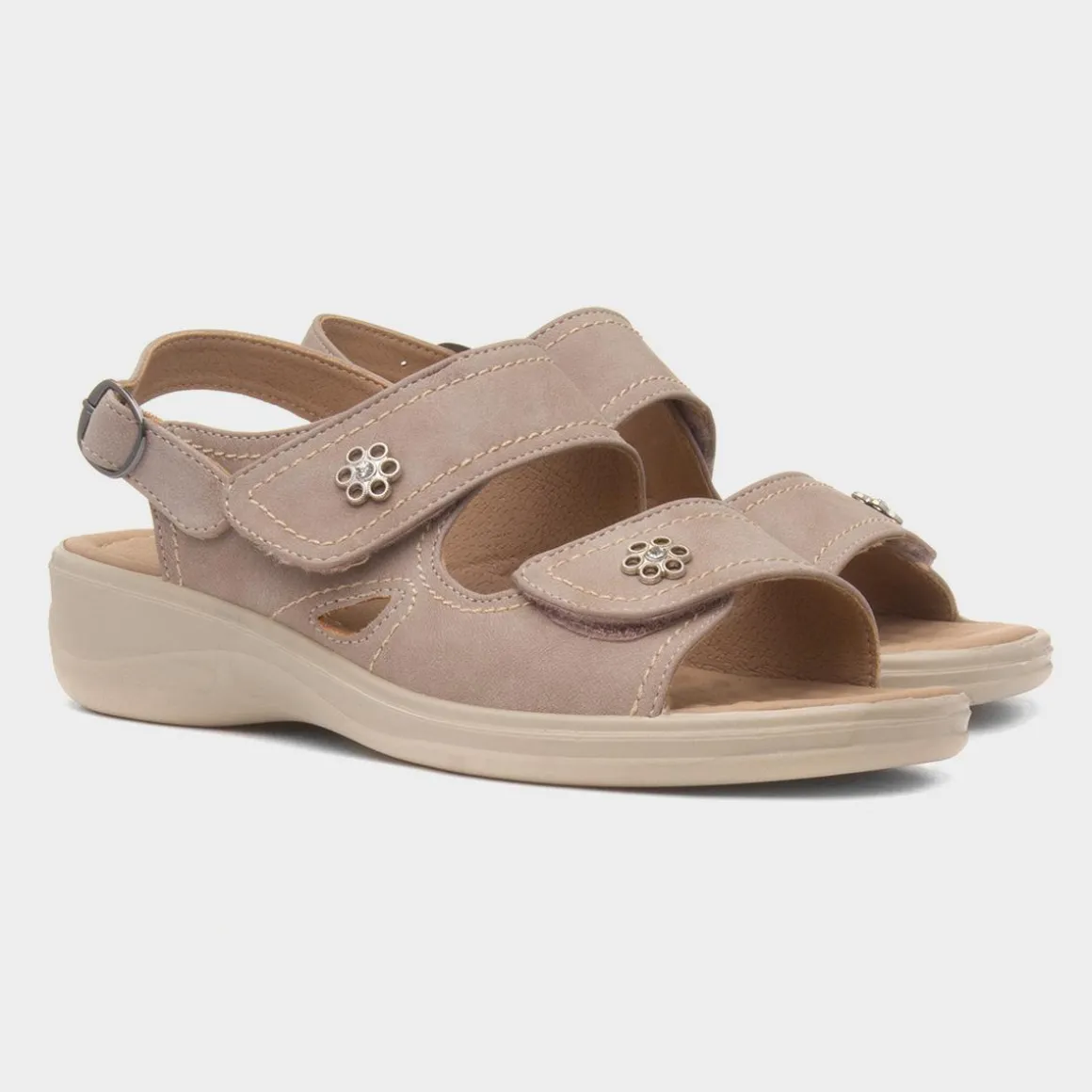 Cushion Walk Samantha Womens Beige Sandal