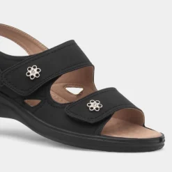 Cushion Walk Samantha Womens Black Sandal