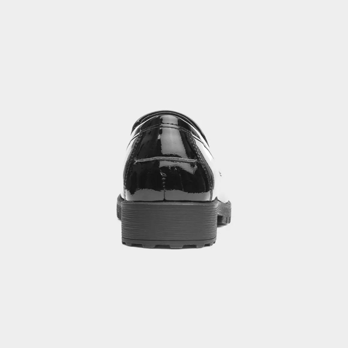 Cushion Walk Shanghai Womens Black Shiny Loafer