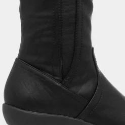 Cushion Walk Sheri Womens Black Calf Boot